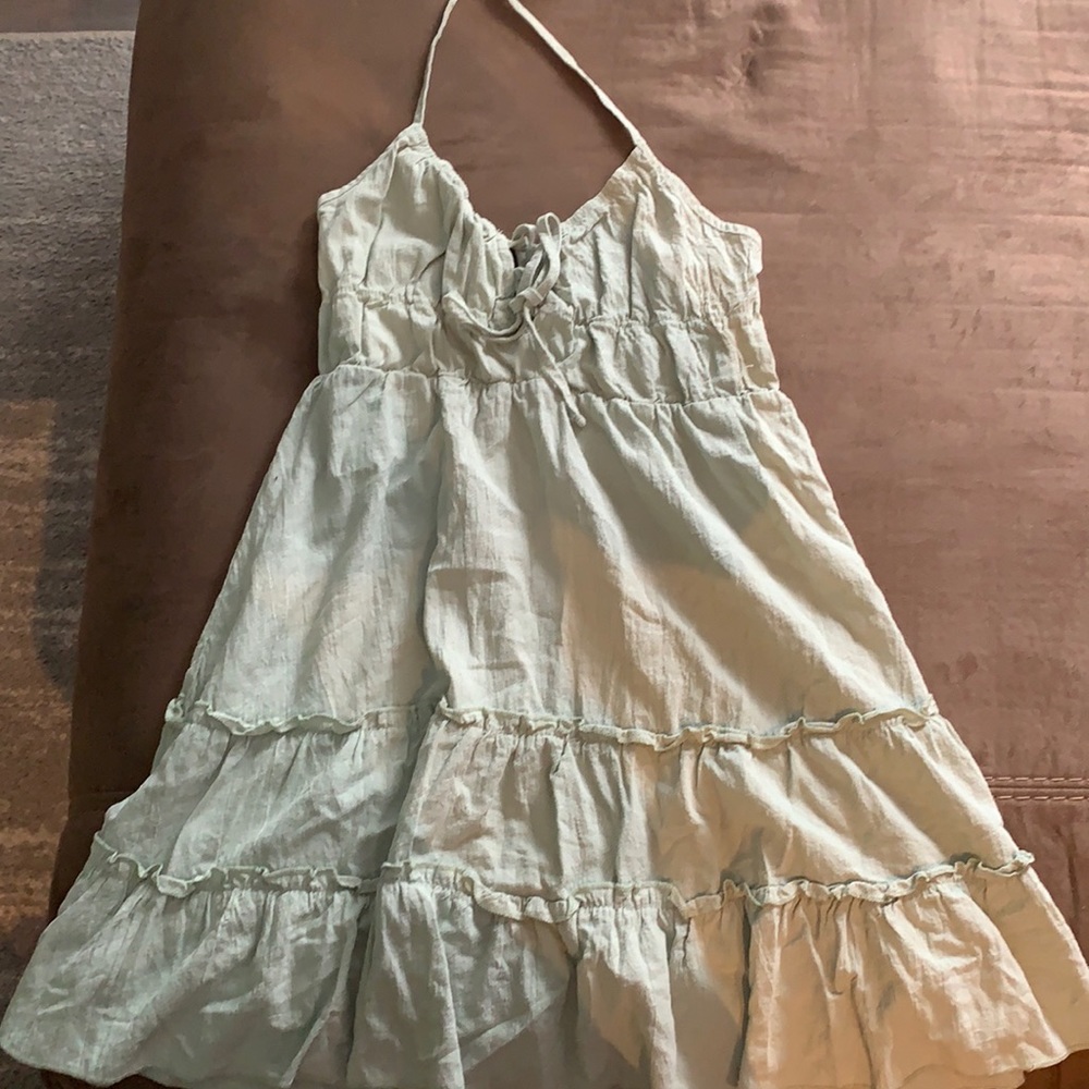 Safe green sun dress